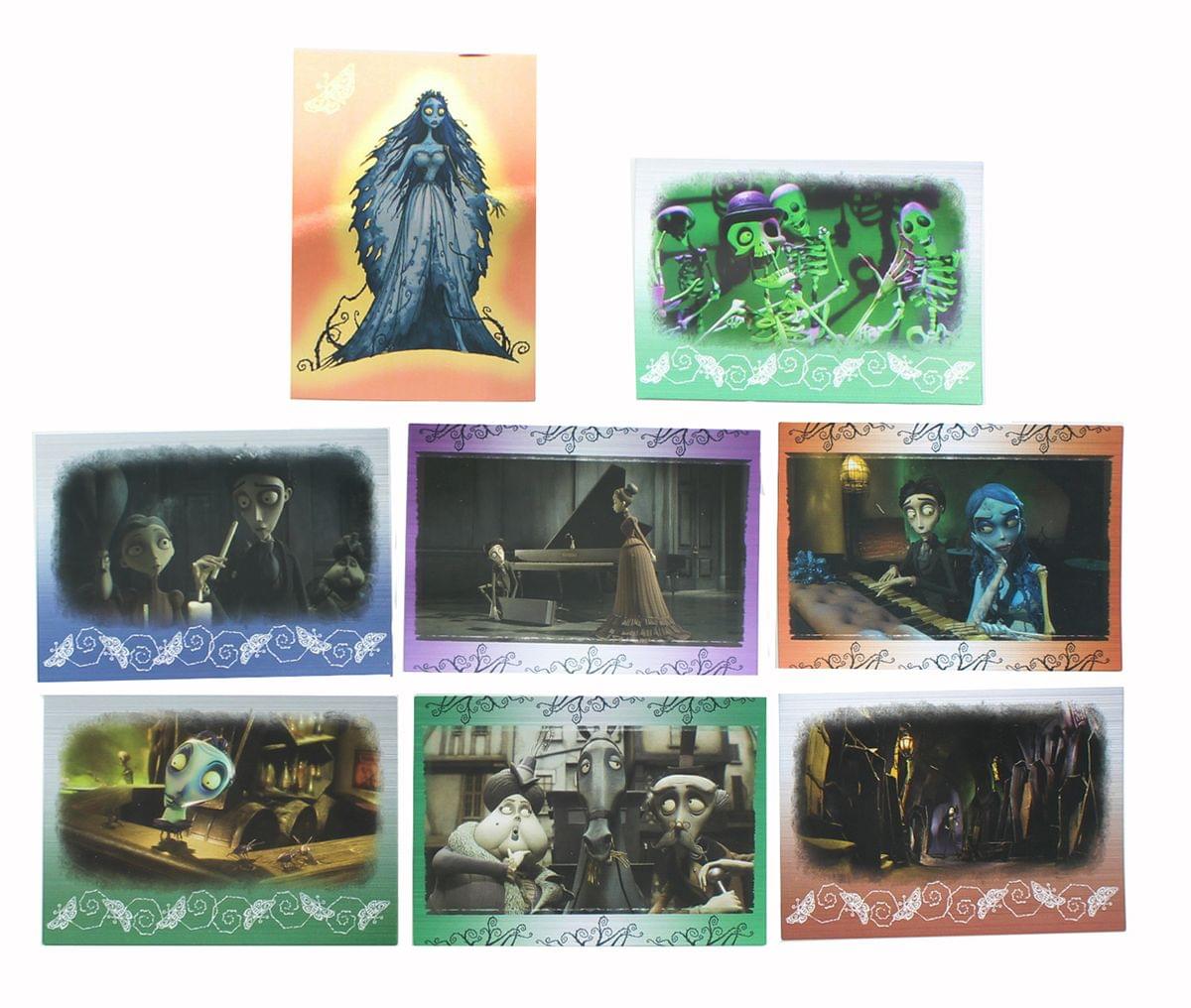 Alt View 2. Toynk - Corpse Bride Japanese Trading Card Pack - 8 Cards.