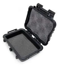 Front. CASEMATIX - Waterproof Hard Shell Case Fits SanDisk Extreme, Extreme Pro & Pro-G40 Portable SSDs with Foam Protection – Case Only - Black.
