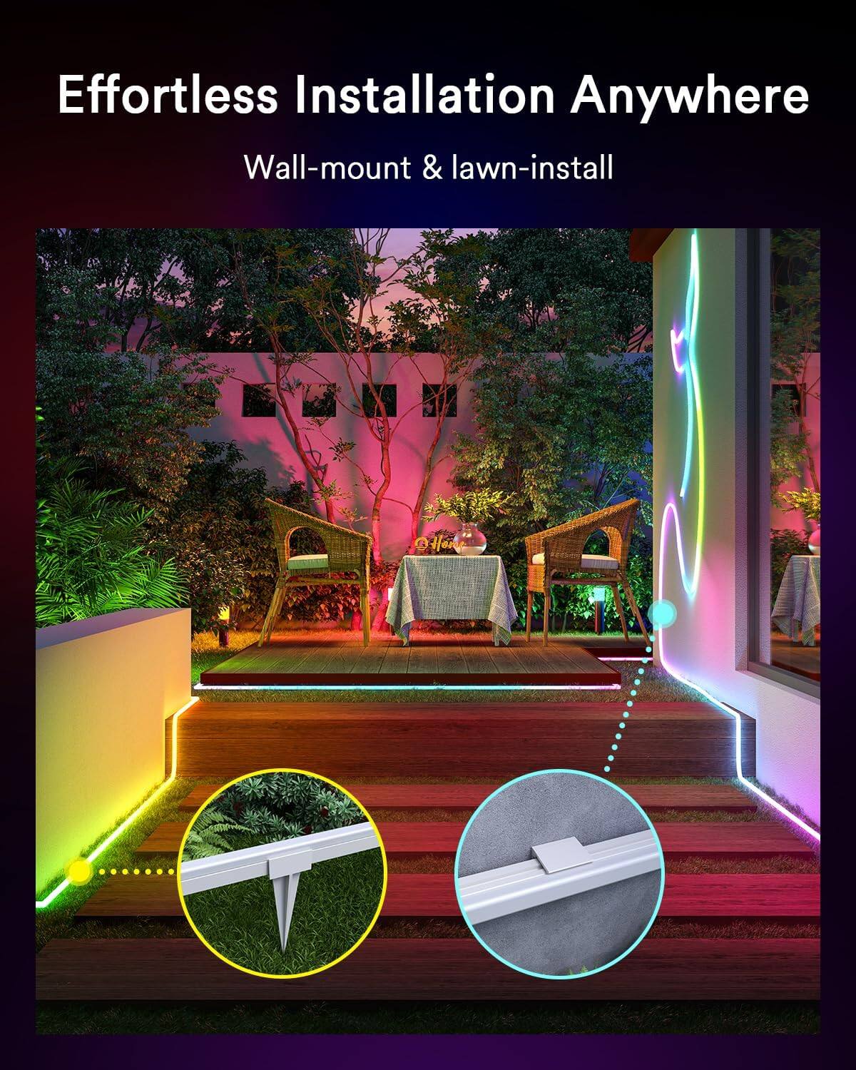 Effortless Installation Anywhere  
Wall-mount & lawn-install