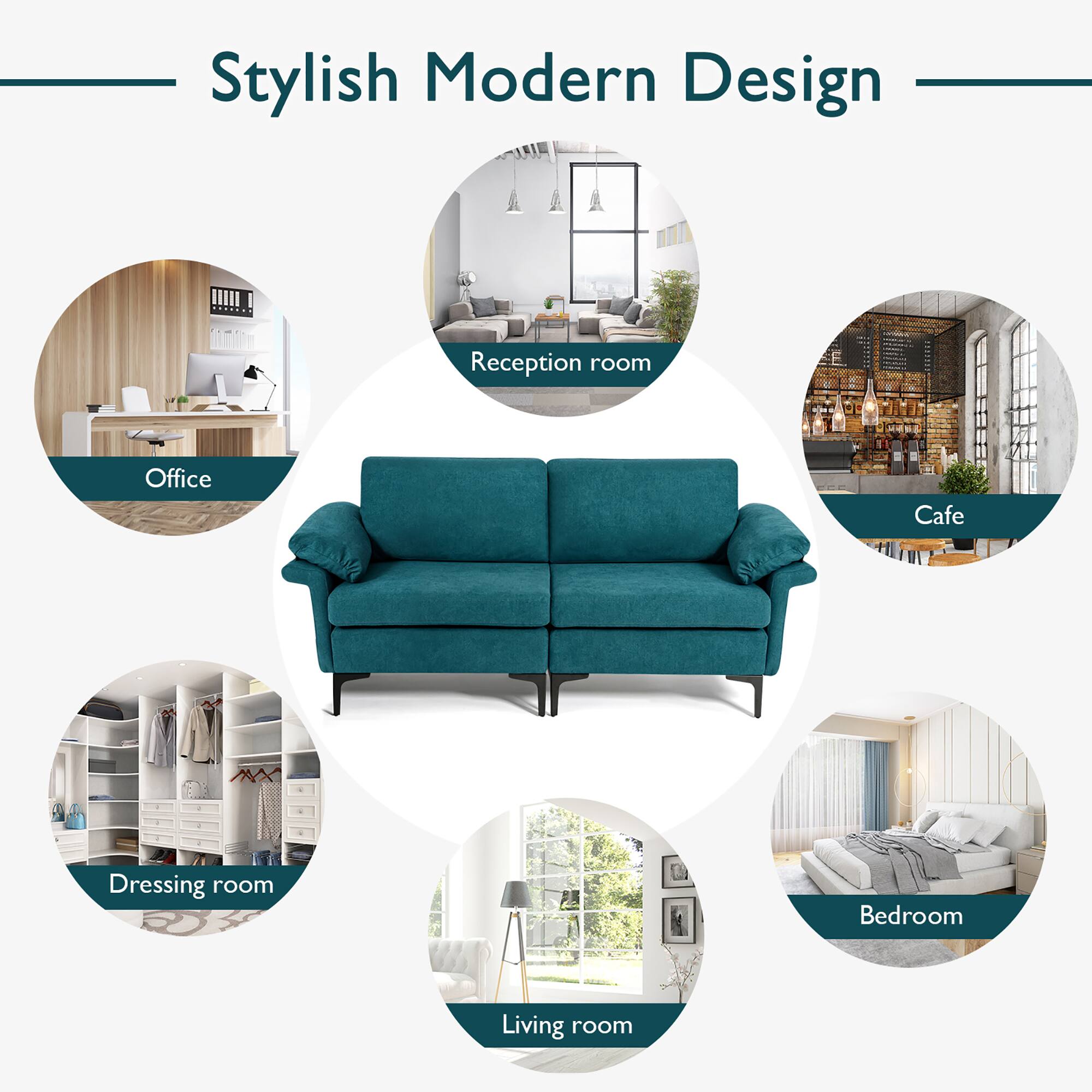 Stylish Modern Design

- Office
- Reception room
- Cafe
- Dressing room
- Living room
- Bedroom