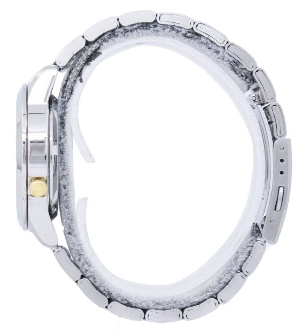 Left. Seiko - Automatic SNKK07 SNKK07K1 SNKK07K Men's Watch - Silver and White.