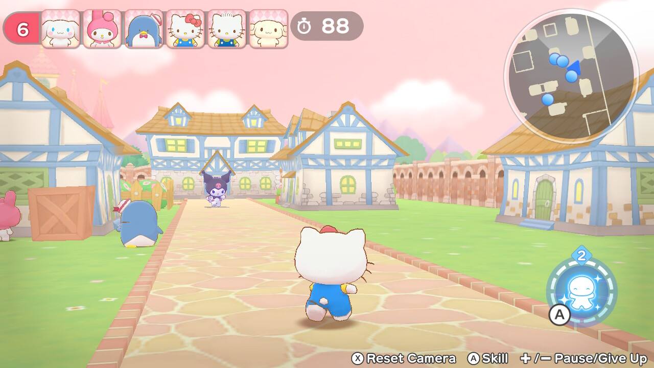 6 I 88 2 A x Reset Camera A Skill + /- / - Pause/Give Up