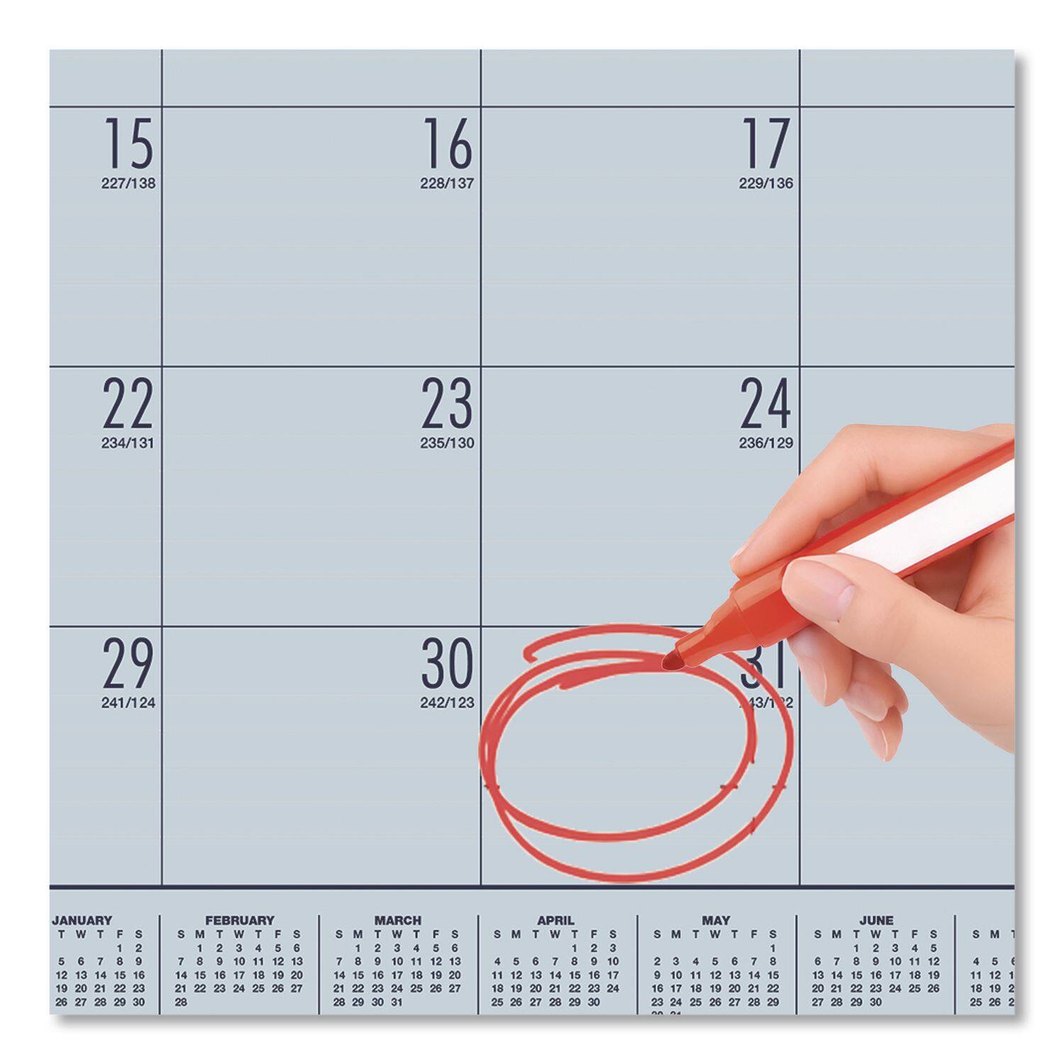 15 227/138  
16 228/137  
17 229/136  
22 234/131  
23 235/130  
24 236/129  
29 241/124  
30 242/123  
31 243/122  

JANUARY  
M T W T F S  
1 2 3 4 5 6 7  
8 9 10 11 12 13 14  
15 16 17 18 19 20 21  
22 23 24 25 26 27 28  
29 30 31  

FEBRUARY  
M T W T F S  
1 2 3 4 5 6 7  
8 9 10 11 12 13 14  
15 16 17 18 19 2