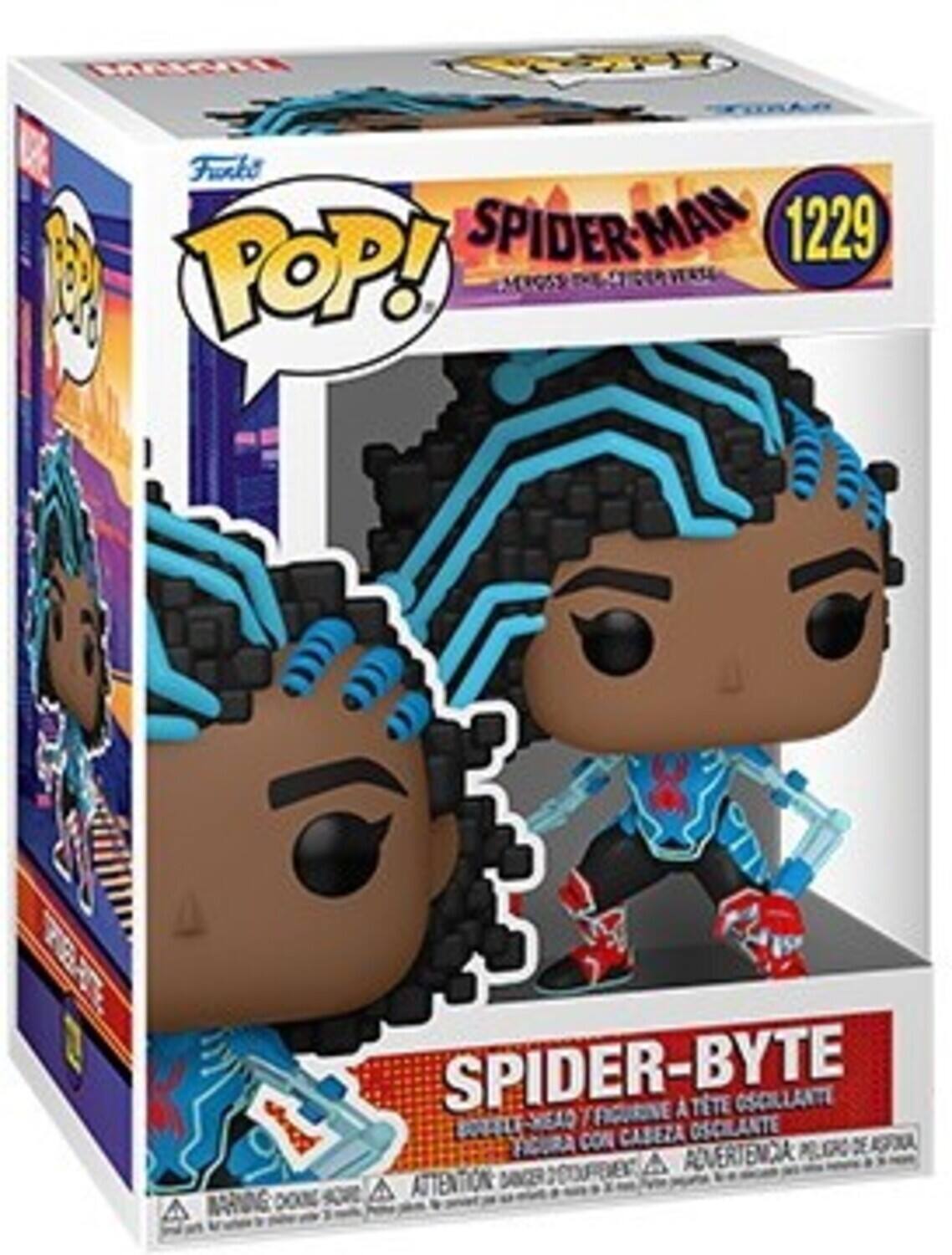 MARTEI FRANKE SPIDER-MAN 1229 POP! SPIDER-BYTE FIGURINE A TÊ OSCILANTE I CON CABEZA OSCILANTE DE KGXA ATTENTION INGRESO DOMINIO