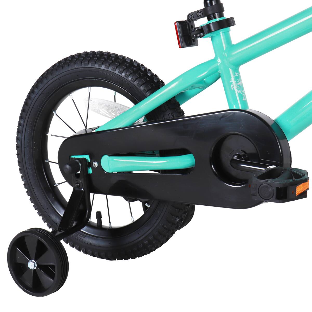 Alt View 4. JOYSTAR - JOYSTAR Totem 14 Inch Kids Bike with Training Wheels, Children's Bike for 3-5 Years Old Boys Girls, Green - Green.