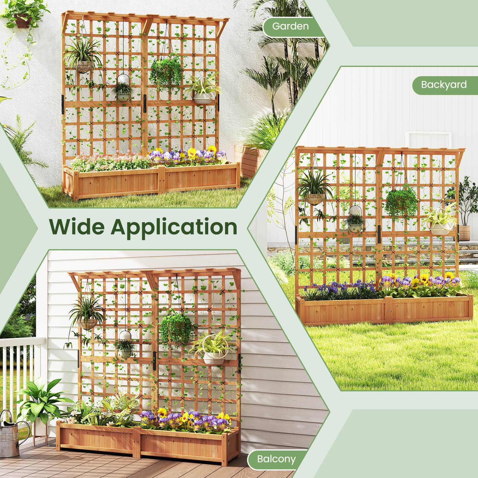 Garden  
Backyard  
Wide Application  
Balcony