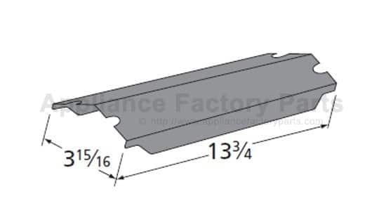 Appliance Factory Parts - P01705019F SAVOR PLATE 690391
