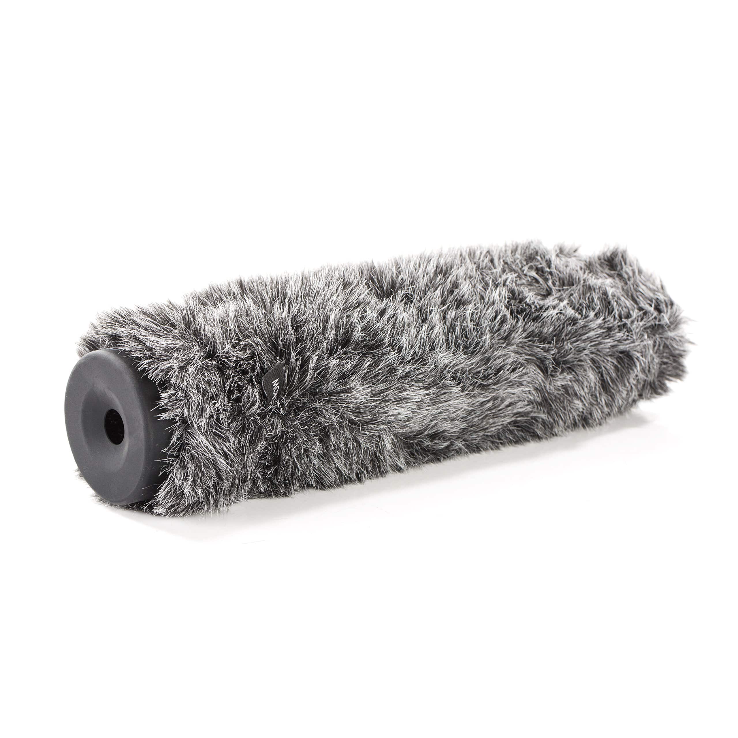 MOVO - WS-G270 Furry Rigid Windscreen for Microphones 18-23mm in Diameter and up to 10.6" (27cm) Long - Dark Gray