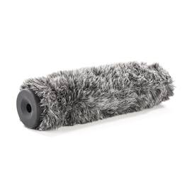 MOVO - WS-G270 Furry Rigid Windscreen for Microphones 18-23mm in Diameter and up to 10.6" (27cm) Long - Dark Gray