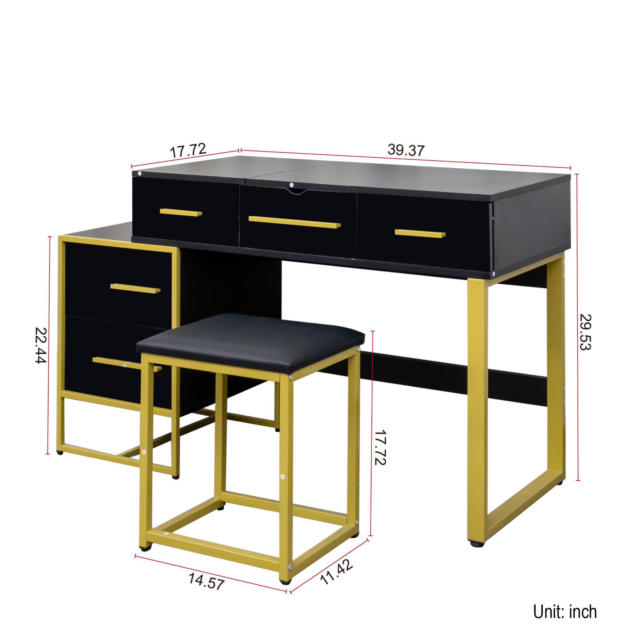 17.72  
39.37  
22.44  
29.53  
17.72  
14.57  
11.42  

Unit: inch