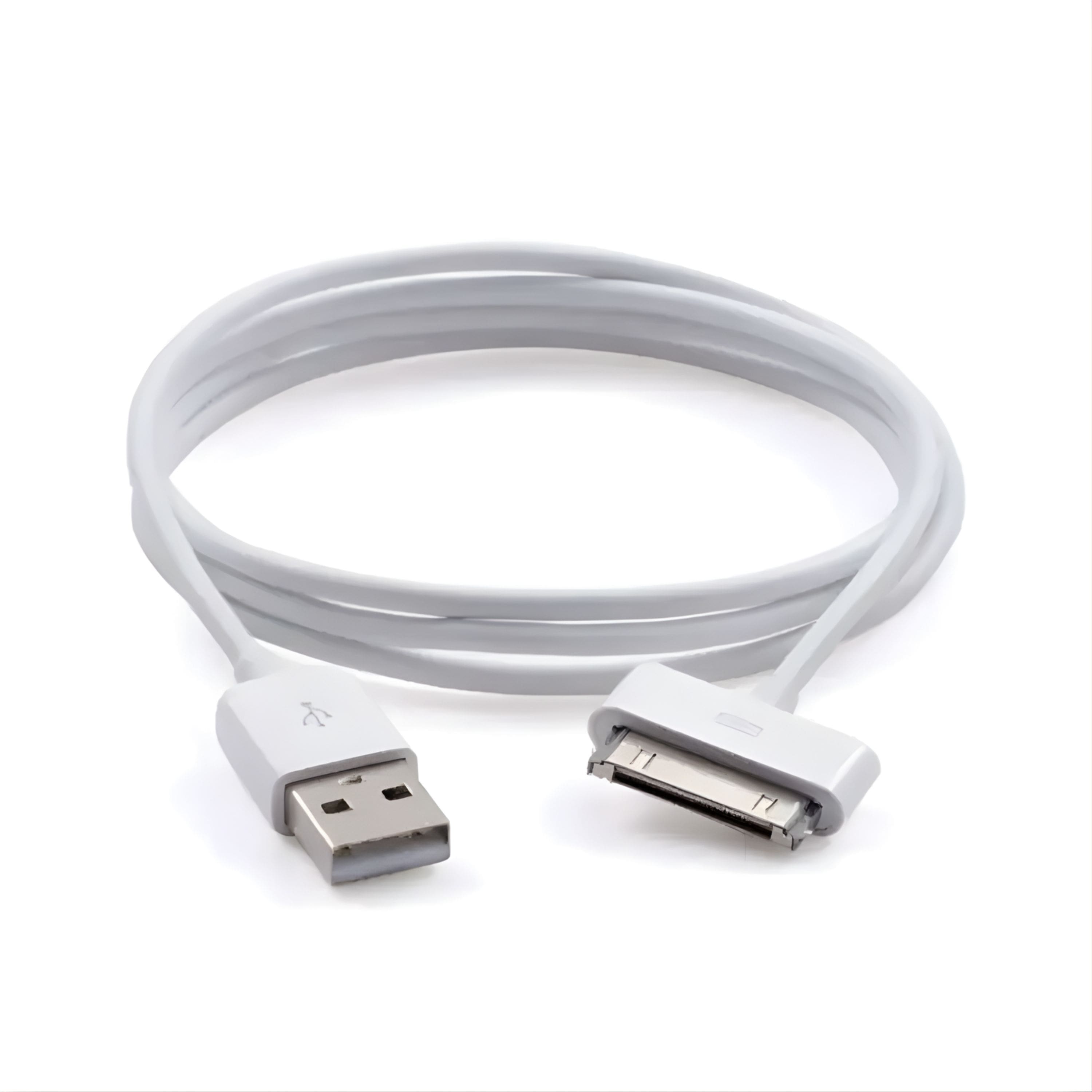 Kitcheniva - 6Ft 30 Pin To USB Charging Sync Cable Compatible With iPhone 3 3G 4 4S iPad iPod Long Lasting - White