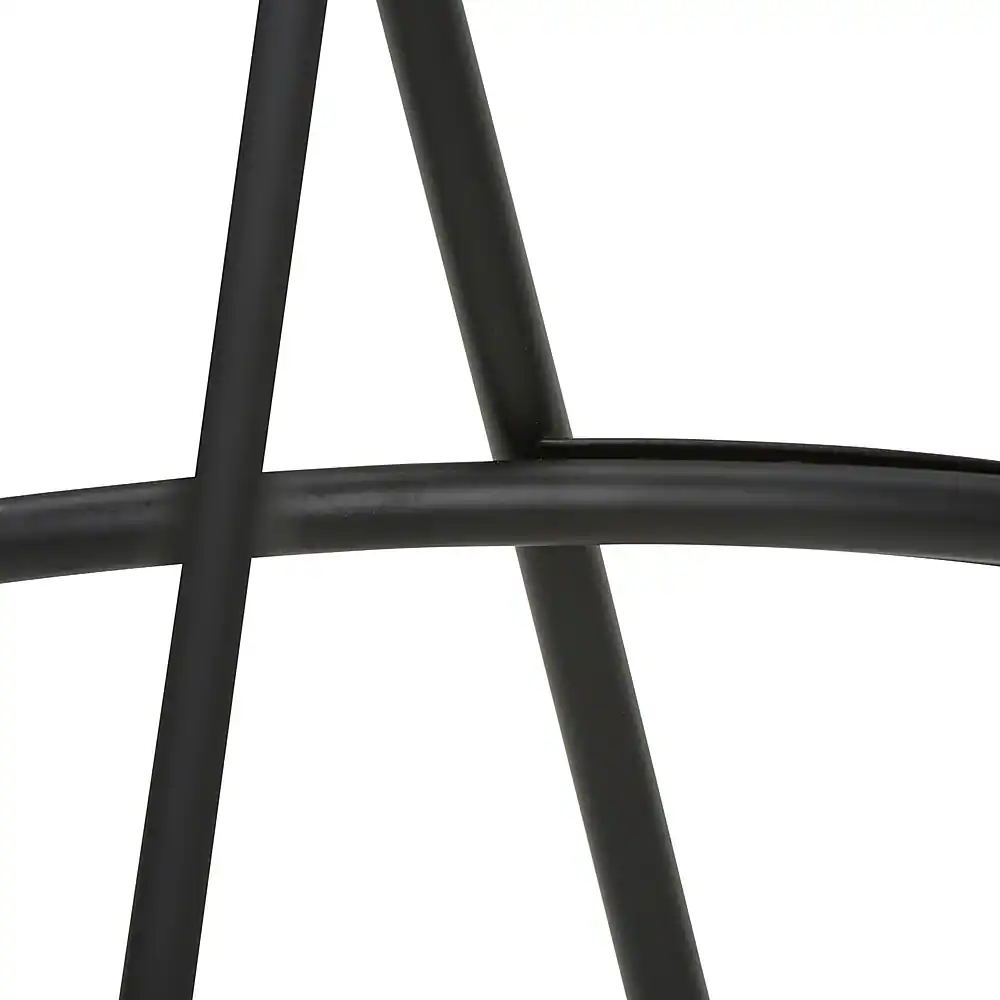 Alt View 15. Simpli Home - Simeon Industrial Metal 26 inch Metal Counter Height Stool with Wood Seat (Set of 2) in Cocoa Brown / Black - Cocoa Brown / Black.
