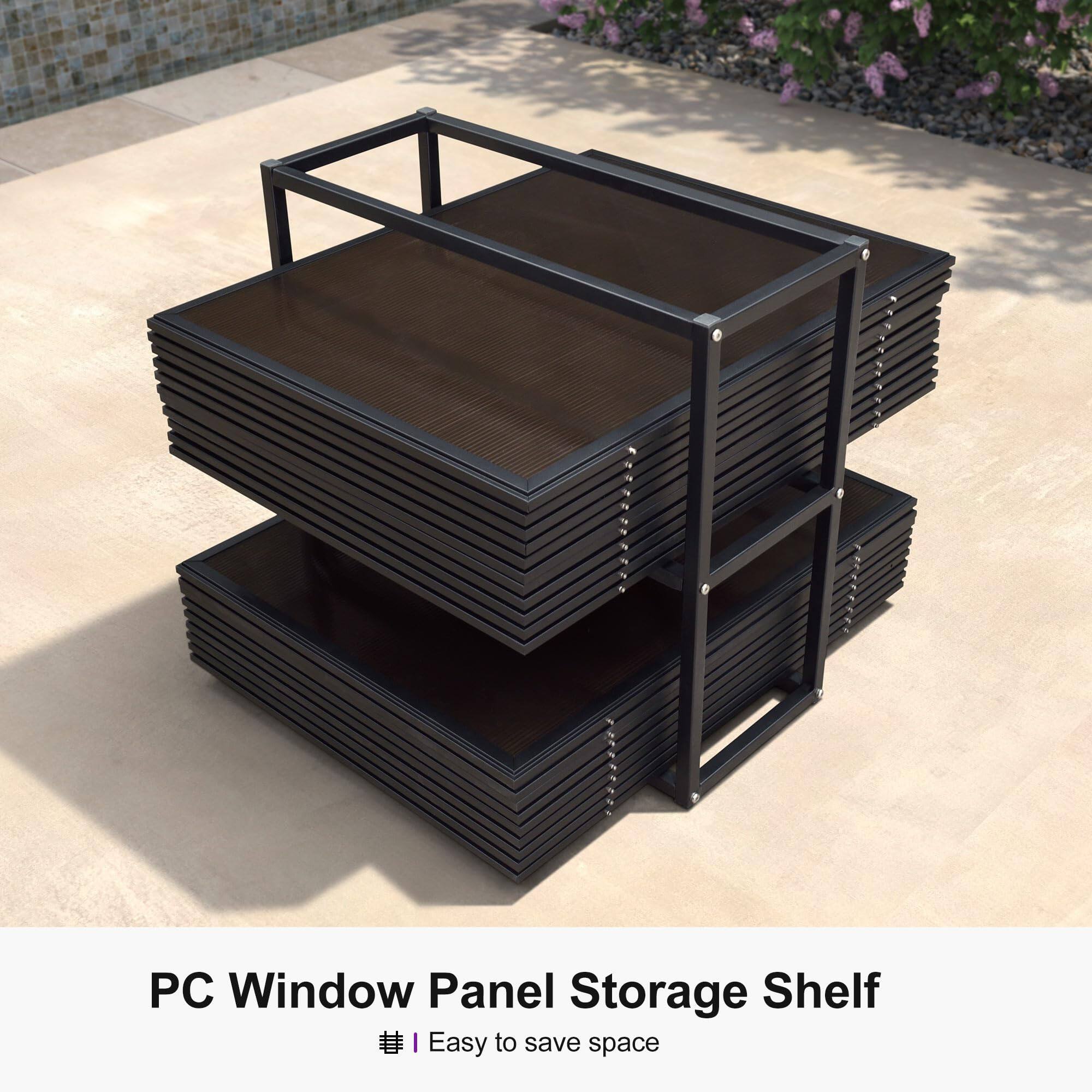 PC Window Panel Storage Shelf  
Easy to save space