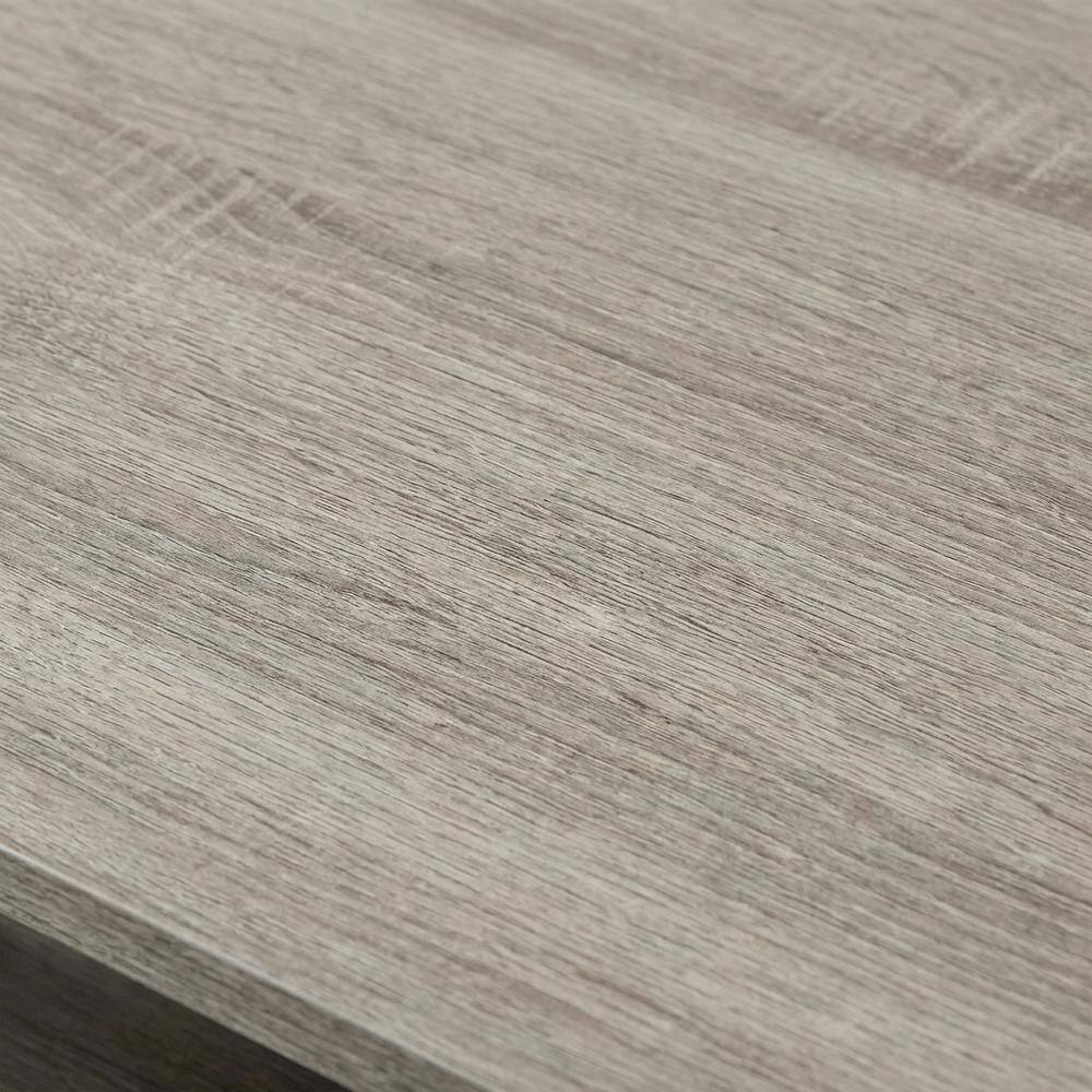 Alt View 1. FurniFact - Wooden End Table Night Stand, Set of Two with Modern Design - French Oak Grey.