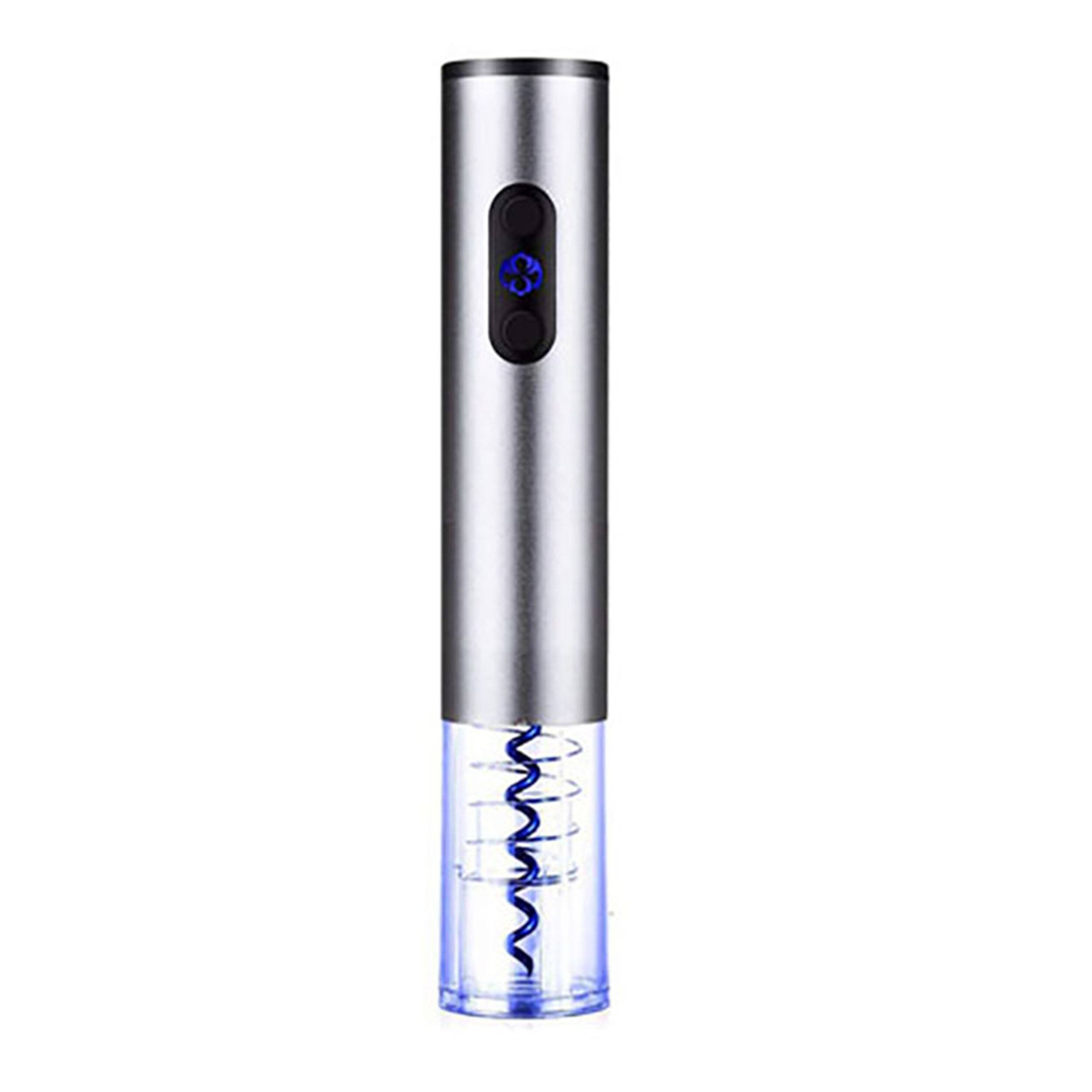 Alt View 1. Brentwood - Brentwood Portable Electric Wine Bottle Opener in Silver - Silver.