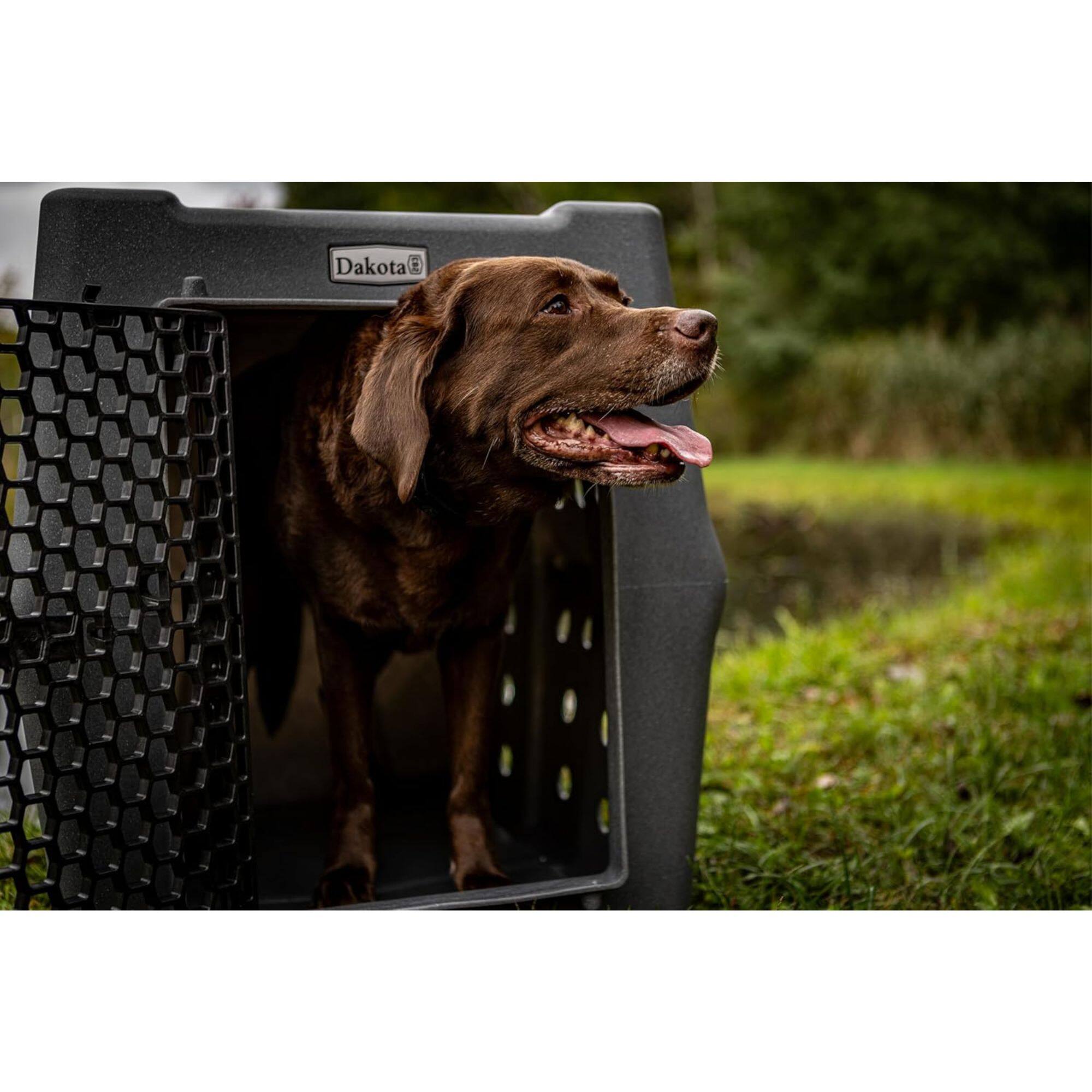 Alt View 4. Dakota 283 - Dakota 283 Canine Rough and Tough Economy Pet Kennel, Intermediate, Sandstone.