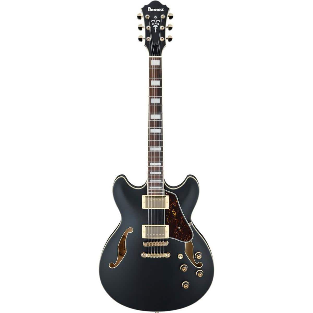 Ibanez - AS Artcore AS73G Electric Guitar, Bound Rosewood Fretboard, Black Flat
