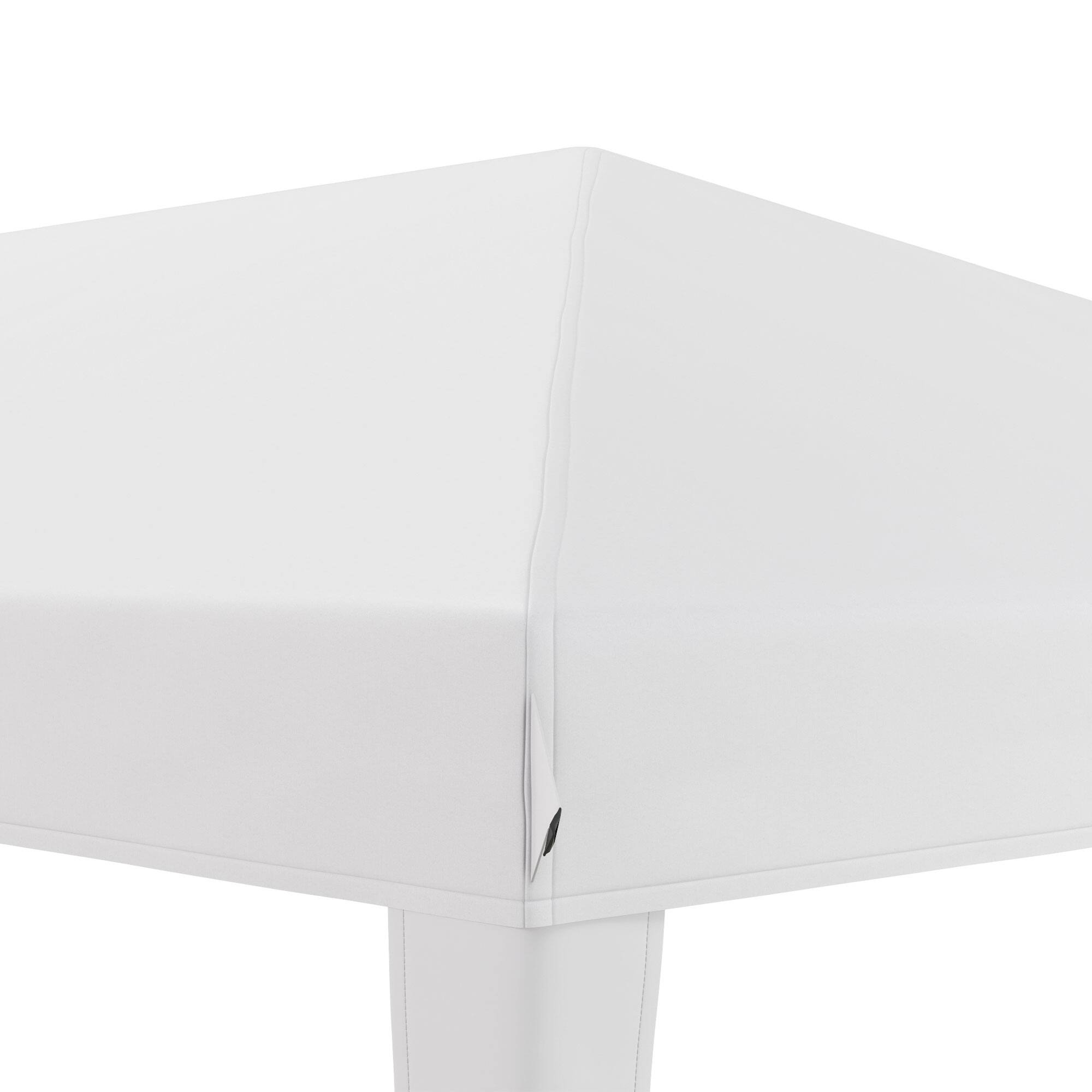 Alt View 7. Outsunny - 10' x 19.2' Pop Up Canopy Tent, Heavy Duty Tent for Parties, Outdoor Instant Gazebo Sun Shade Shelter with Carry Bag - White.