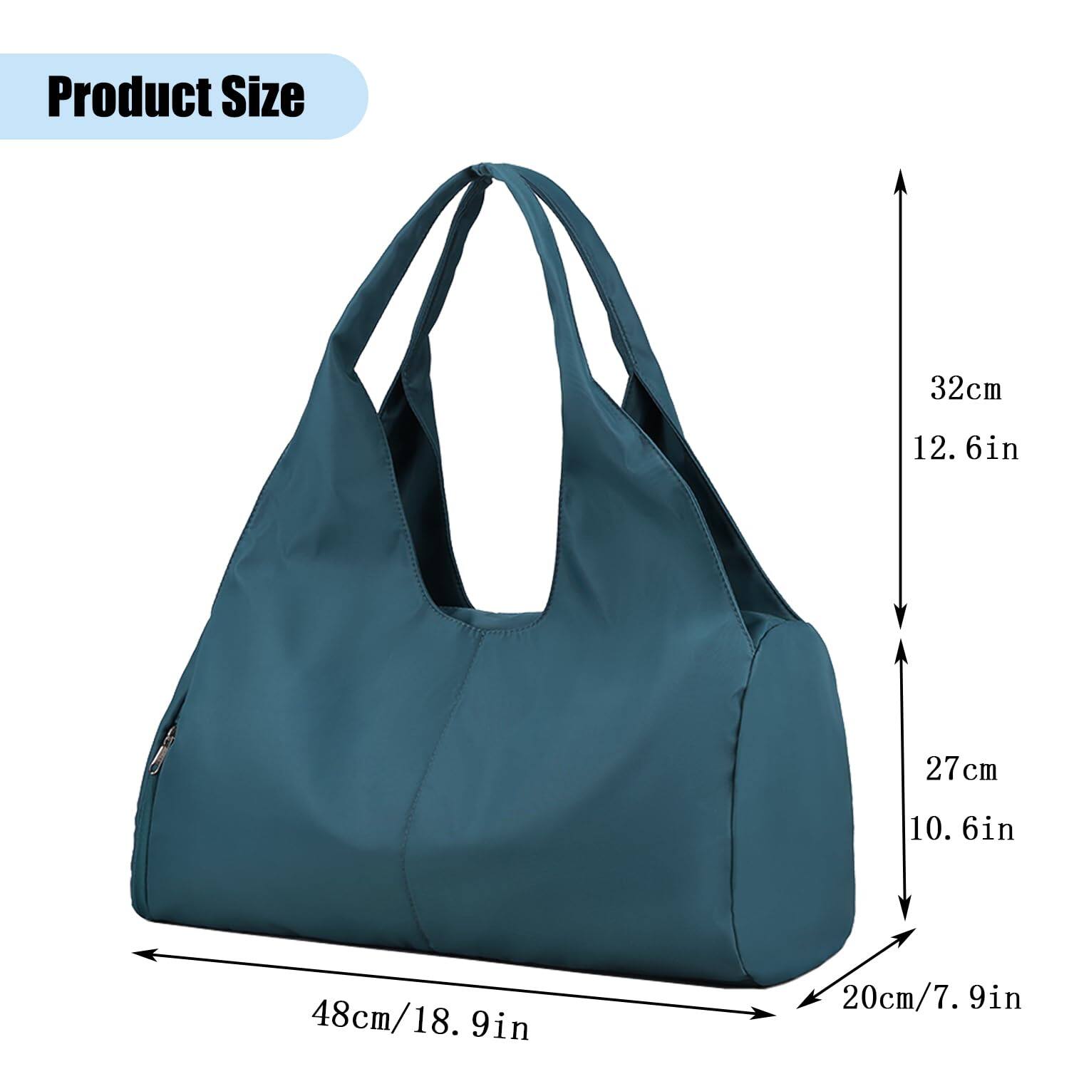 Paradigms Interiors Yoga Gym Bag For Women With Shoes Compartment Wet ...