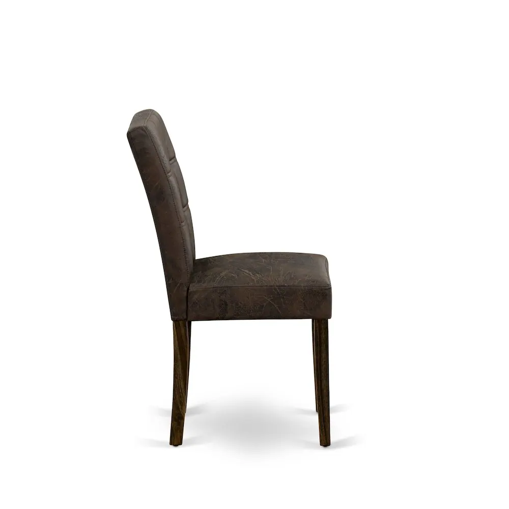 Alt View 7. East West Furniture - 5 Piece Dinner Table Set consists A Kitchen Table - Brown.