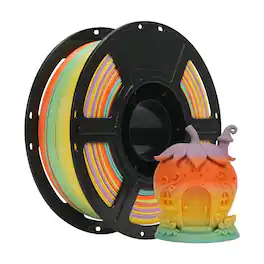 Flashforge - HS PLA Multicolor 3D Printer Filament-1.75mm-1kg (2.2 lbs) Spool - Summer Reverie