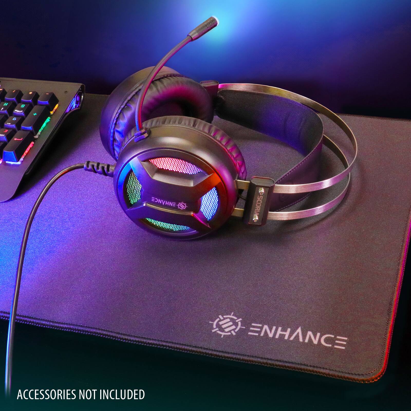 - H g ~ D + 3 - SCORIA ENHANCE ACCESSORIES NOT INCLUDED

ACCESSORIES NOT INCLUDED