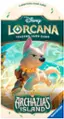 The text on the image reads: "Disney Lorcana Trading Card Game Archazias Island 12 Additional Cards."