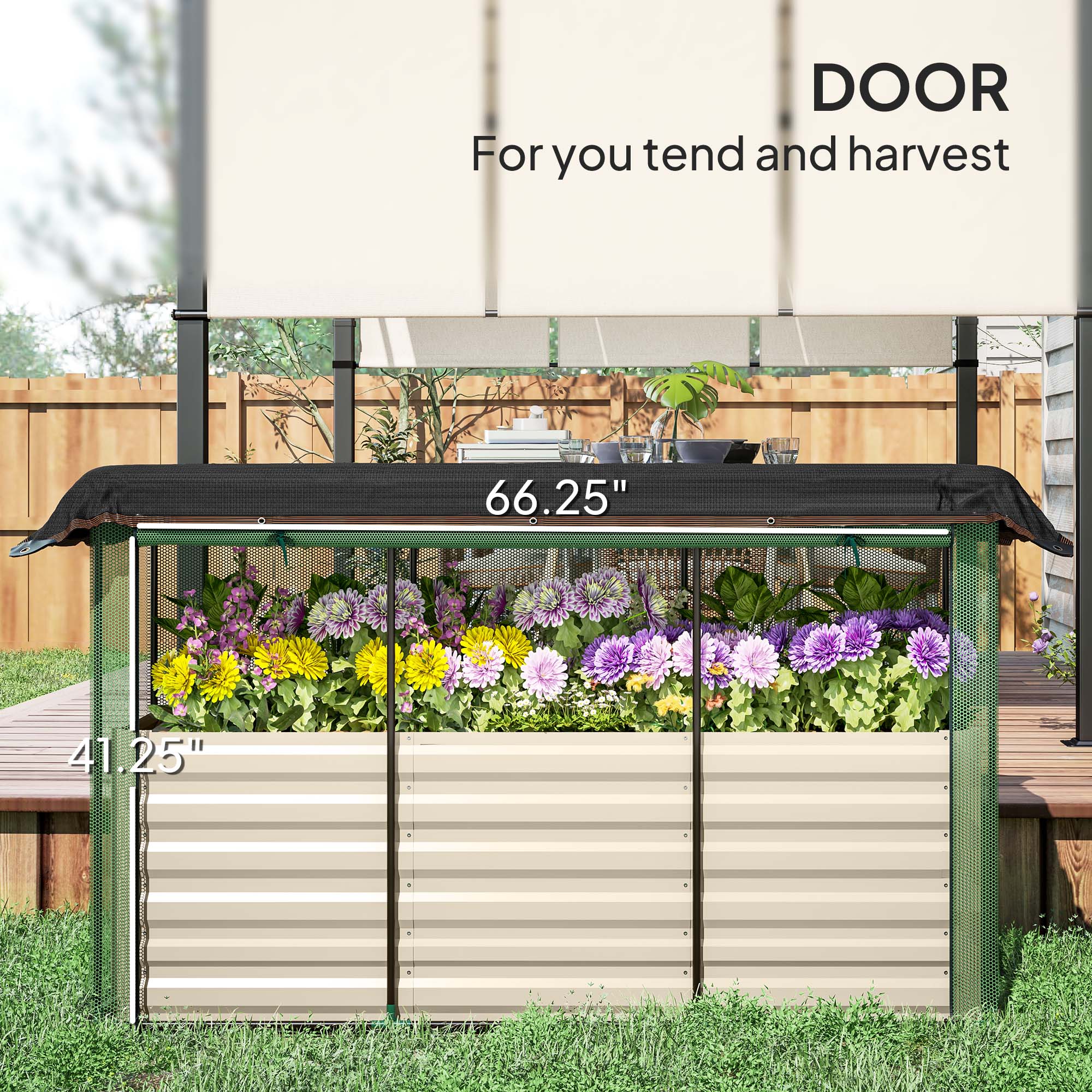 DOOR, For you tend and harvest, 66.25", 41.25"