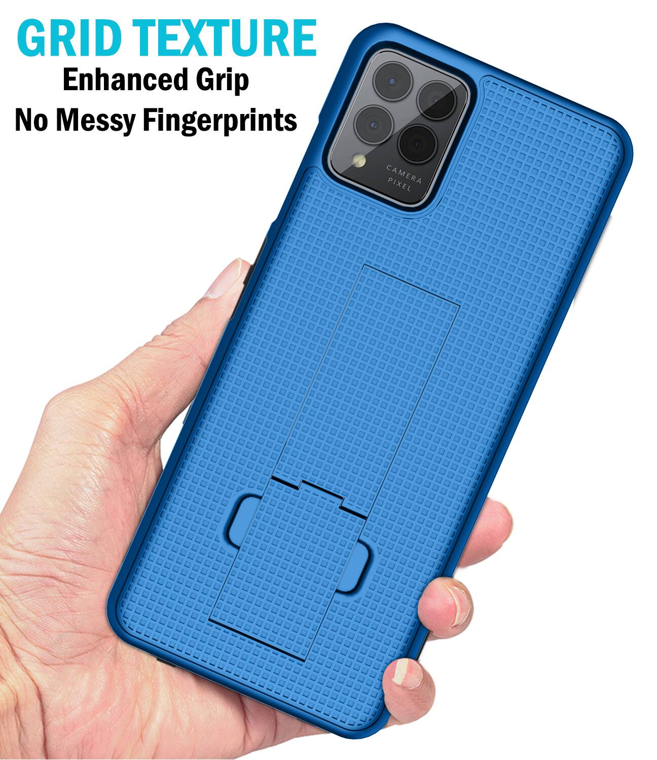 GRID TEXTURE  
Enhanced Grip  
No Messy Fingerprints  
CAMERA PIXEL