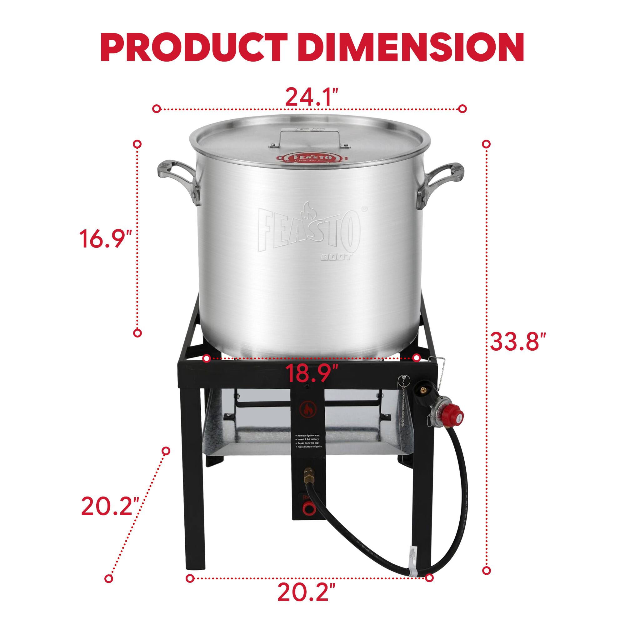 PRODUCT DIMENSION  
24.1"  
FEASTO  
16.9"  
18.9"  
33.8"  
20.2"  
20.2"
