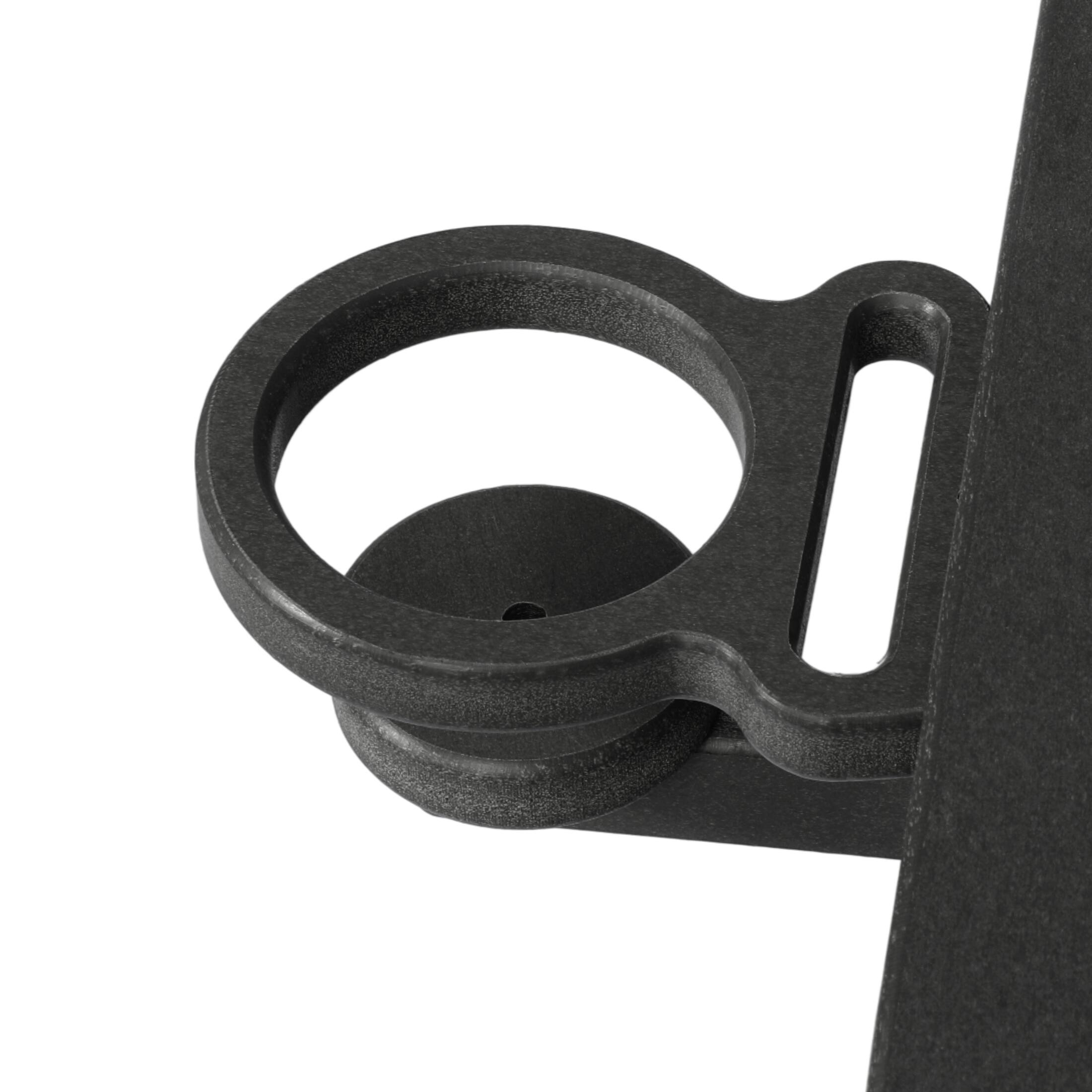Alt View 2. WestinTrends - WestinTrends Malibu Outdoor HDPE Swivel Adirondack Patio Dining Chair With Cup Holder - Gray.