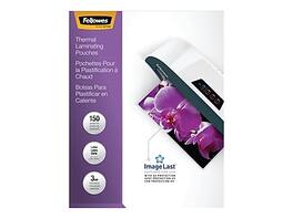 Fellowes - Premium ImageLast Thermal Laminating Pouches, Letter Size, 3 Mil, 150/Pack - Clear