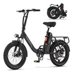 5th Wheel - TIDE 2 Foldable Utility eBike w/ 45 mi Max Operating Range & 20 mph Max Speed - Black