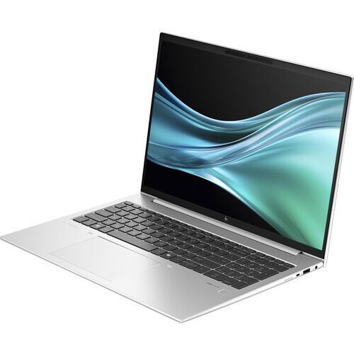 Left. HP - HP EliteBook 860 G11 16" WUXGA 1920 x 1200 Notebook Intel Core Ultra 5 135U 16GB RAM 512GB SSD Silver - Intel Core Ultra - Silver.