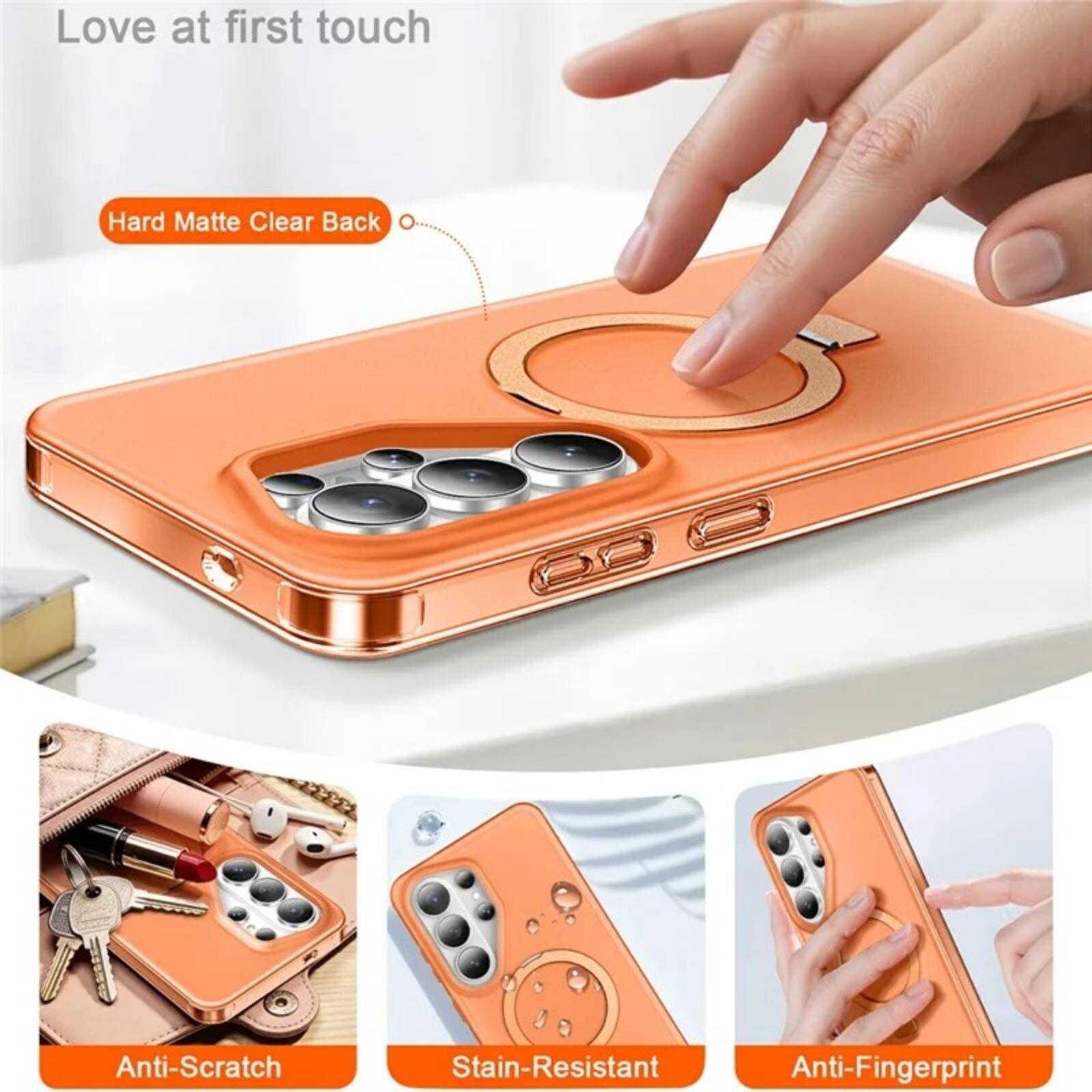 Love at first touch

Hard Matte Clear Back

Anti-Scratch

Stain-Resistant

Anti-Fingerprint