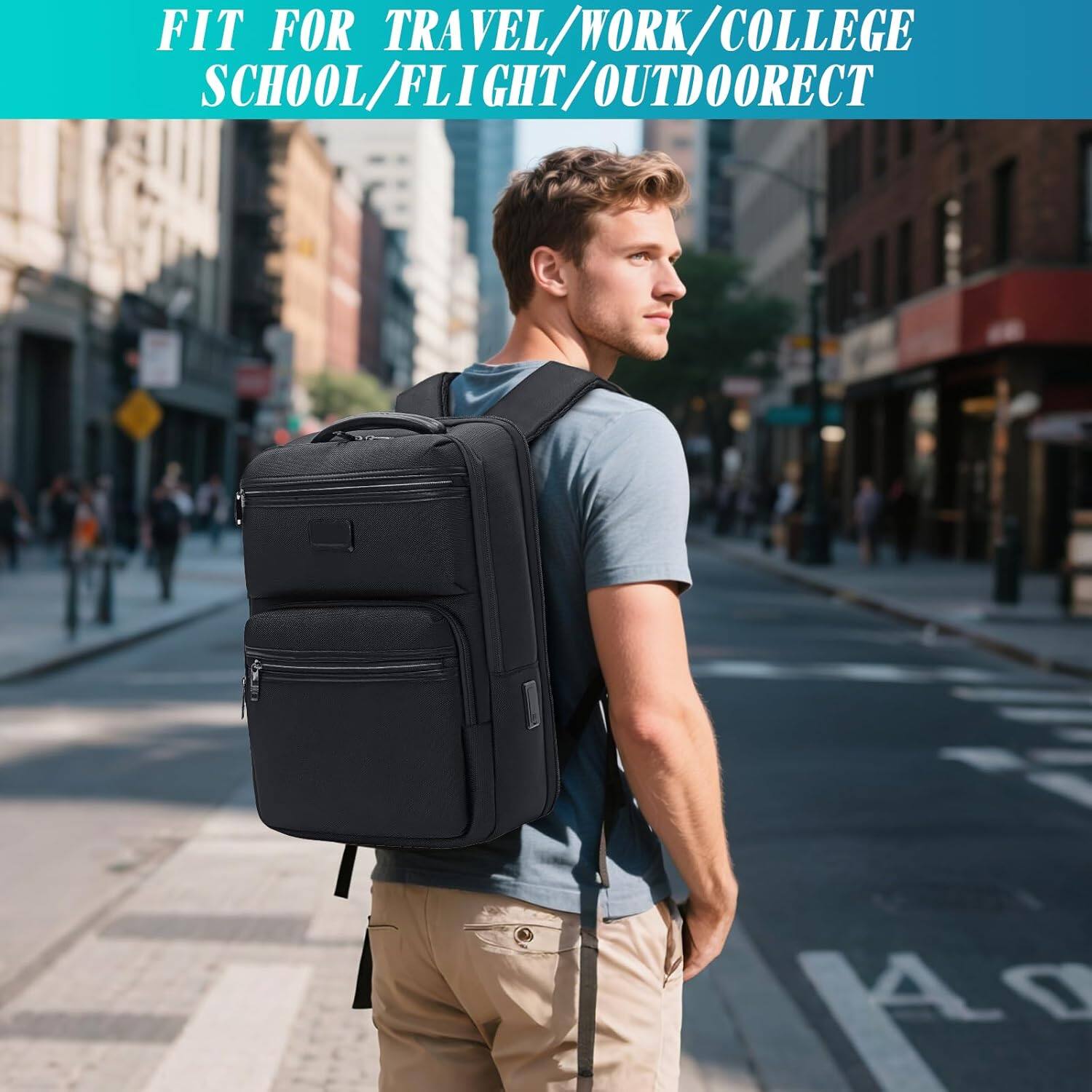 FIT FOR TRAVEL/WORK/COLLEGE SCHOOL/FLIGHT/OUTDOOR