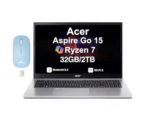 DOCK TORM Acer Aspire Go 15 Ryzen 7 32GB/2TB Bluetooth 5.3 Wi-Fi 6
