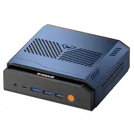 BOSGAME - M6 Mini PC | AMD Ryzen AI 9 HX 370 | 32GB DDR5 1TB SSD | WiFi 6E | Win 11 Pro - Dark Blue