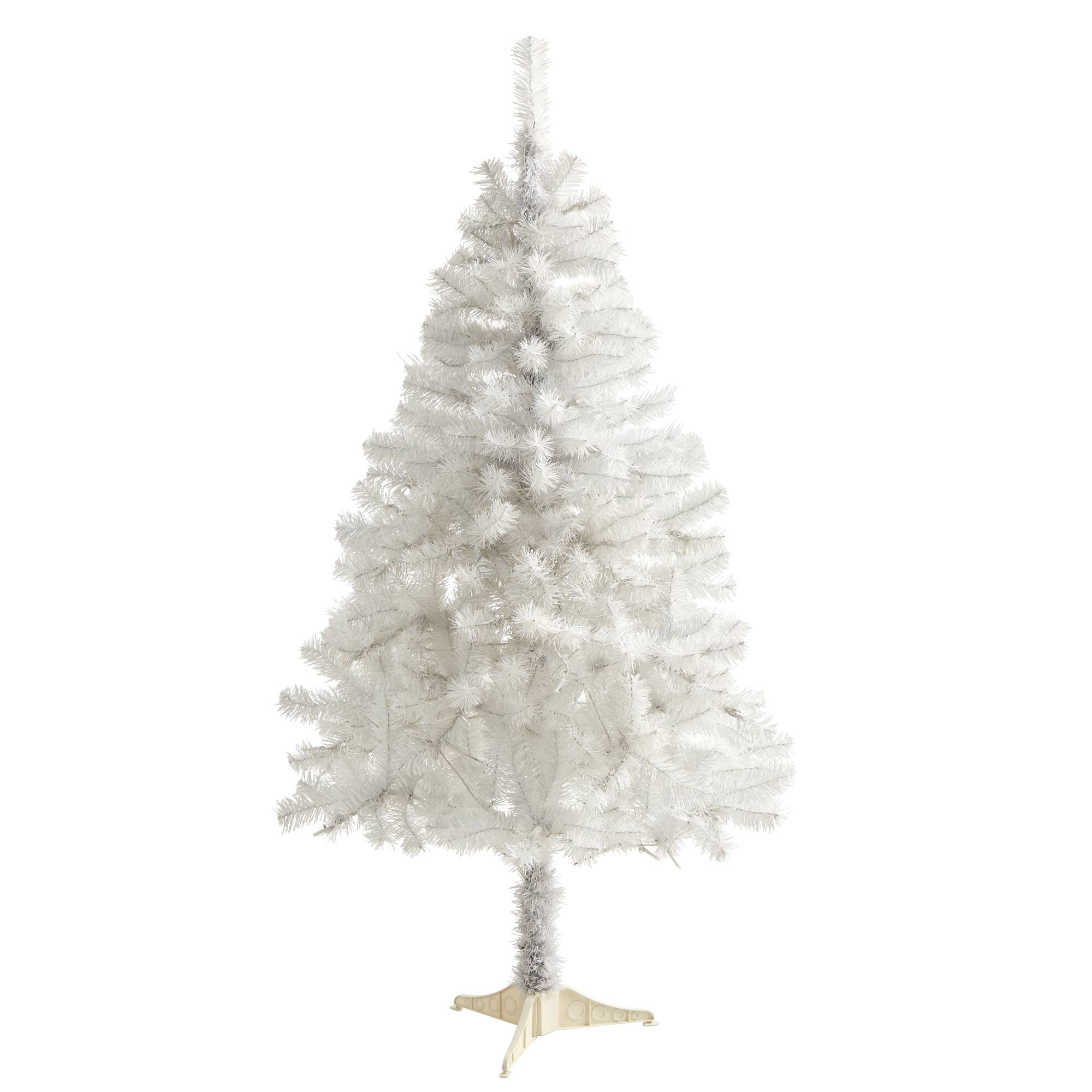 BreeBe - 5' Artificial Christmas Tree with 350 tips - White