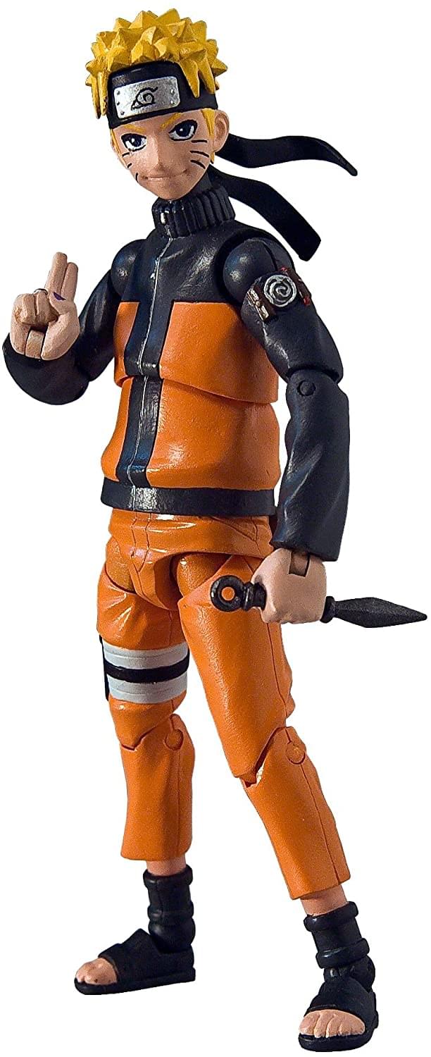 Alt View 1. Toynami - Naruto Shippuden 4 inch Action Figure | Naruto Uzumaki - Orange.