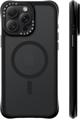 Ornarto - Magnetic for iPhone 15 Pro Max Case 6.7", Compatible with MagSafe | Slim Translucent Matte Cover - Black