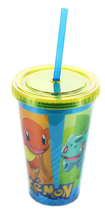 Front. Pokémon - Pokemon Character 16oz Carnival Cup - Multi-Color.