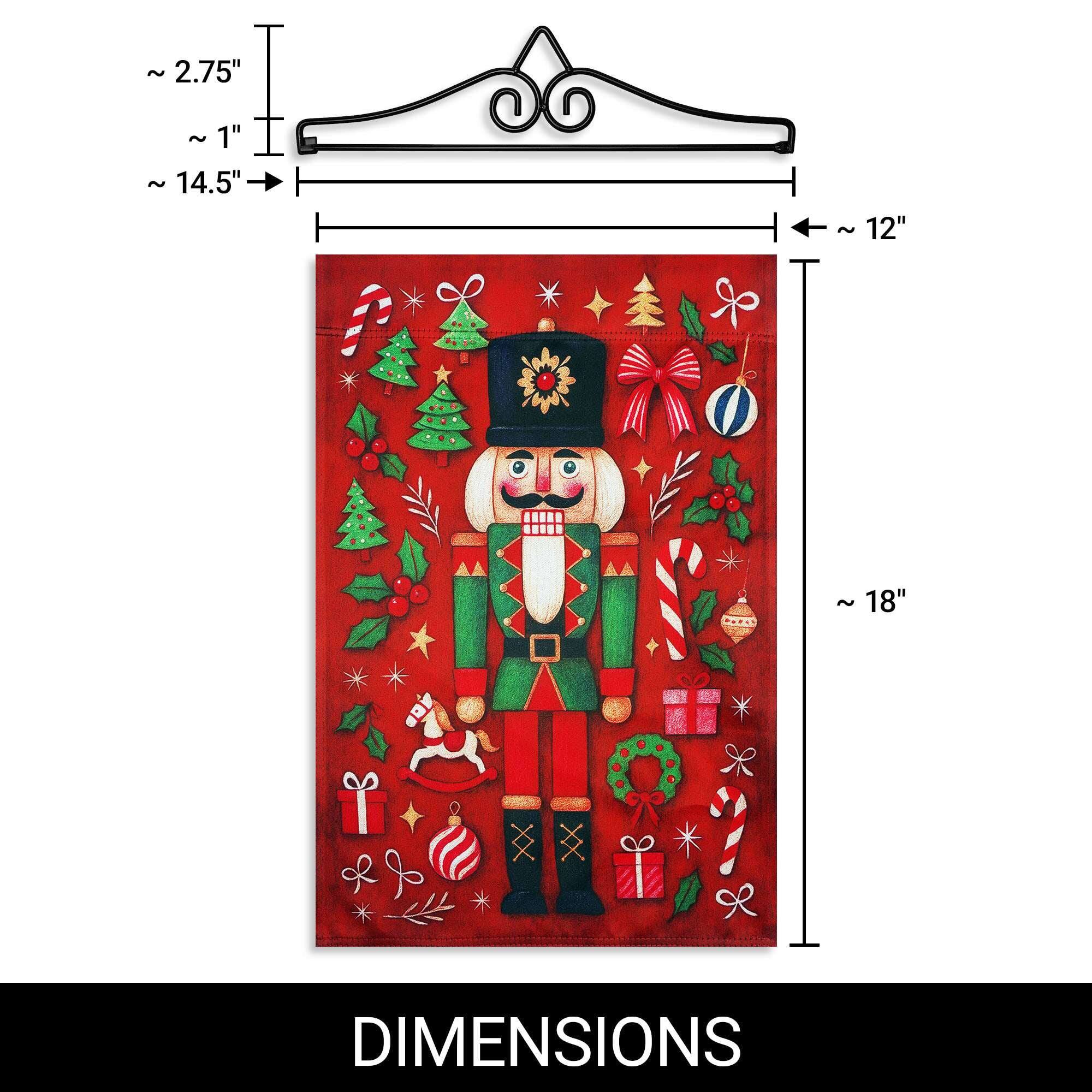 ~2.75"  
~1"  
~14.5"  
12"  
~18"  

DIMENSIONS
