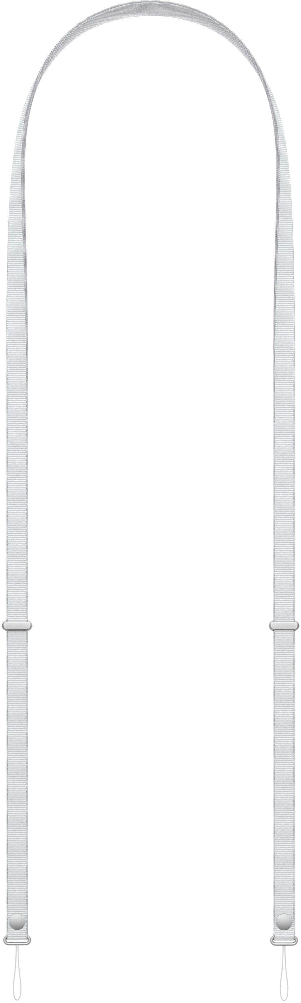 Apple - Crossbody Strap - Light Gray - Front_Zoom