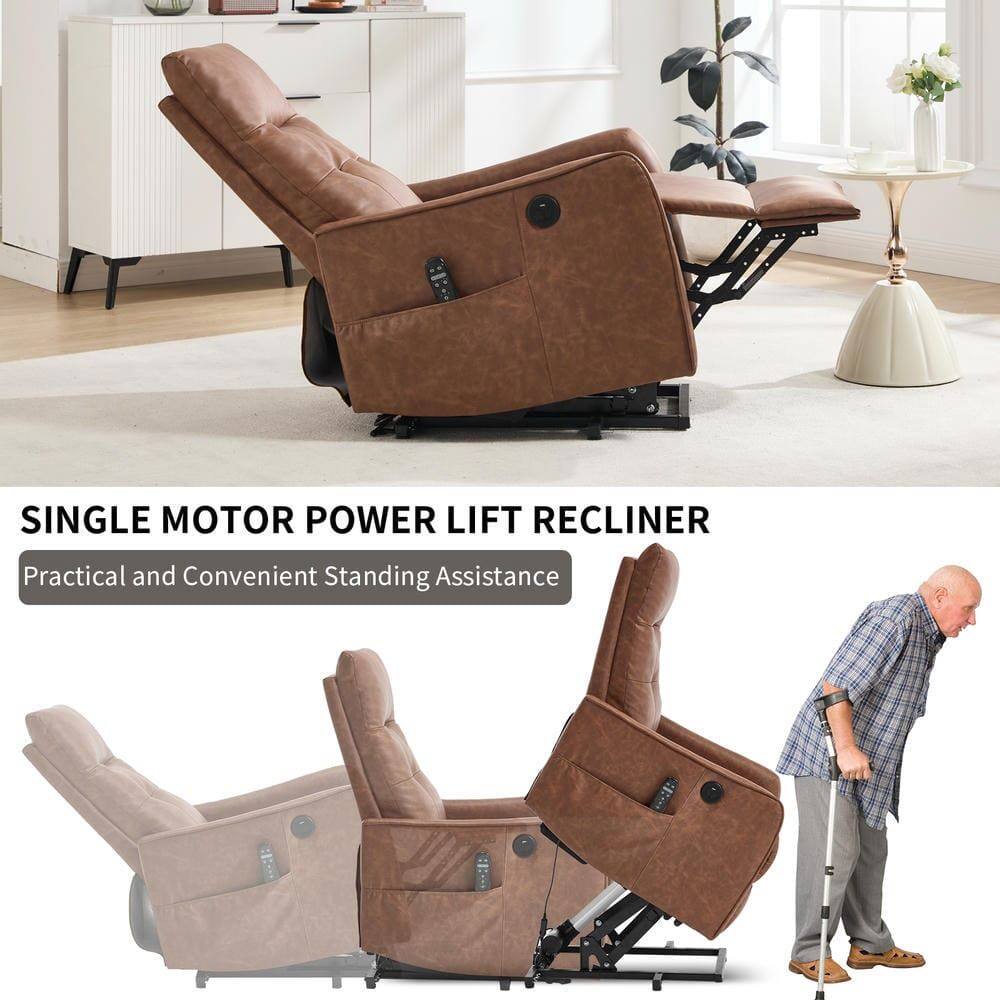 SINGLE MOTOR POWER LIFT RECLINER  
Practical and Convenient Standing Assistance