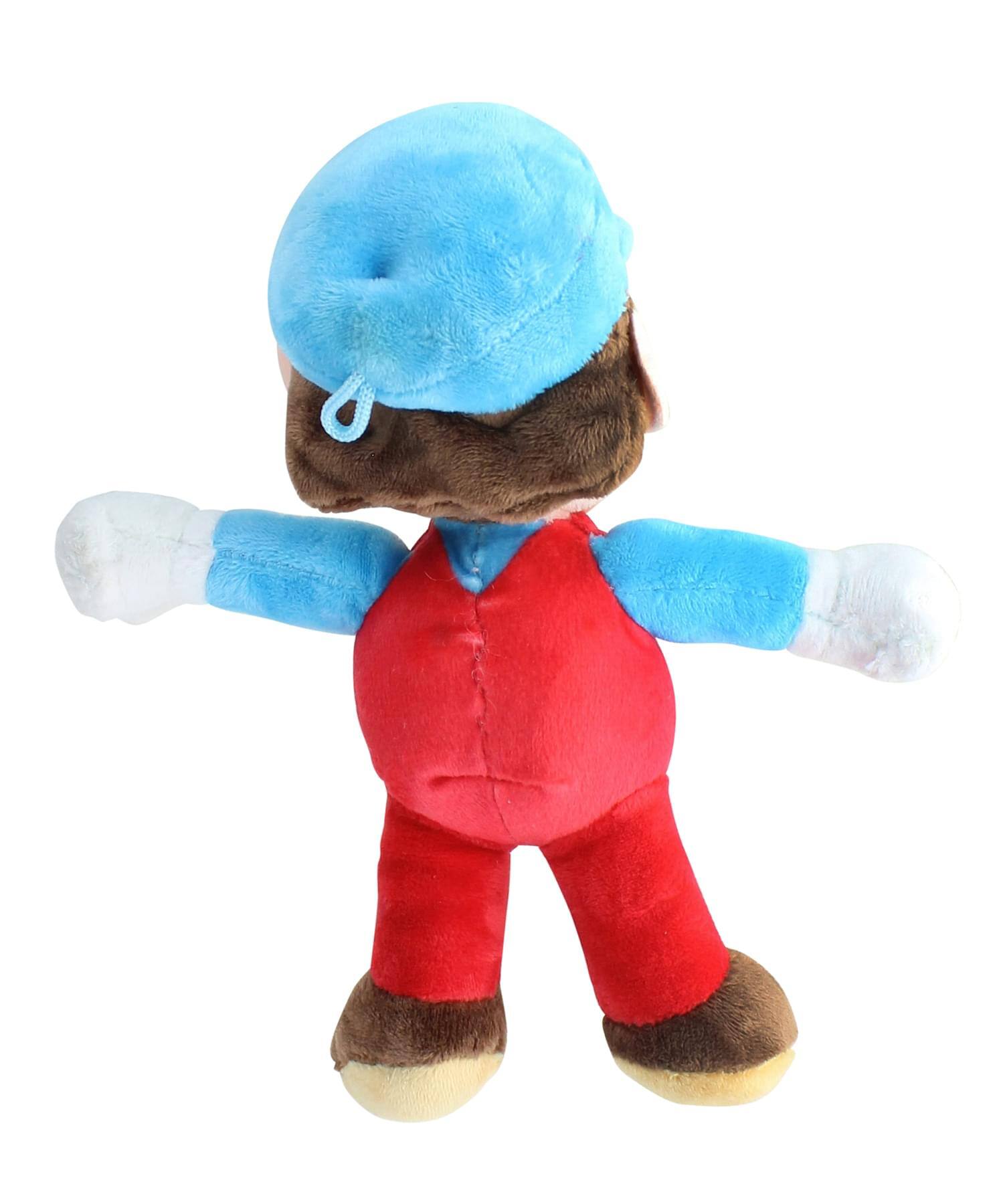 Alt View 10. Super Mario Bros. - Super Mario 8.5 Inch Character Plush | Ice Mario - Blue.