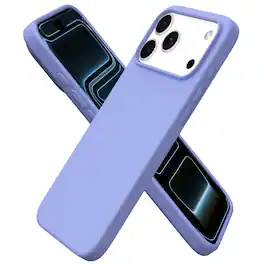 Ornarto - Designed for iPhone 17 Pro Max Case 6.9", Liquid Silicone Soft Gel Shockproof Protective Case - Ice Blue