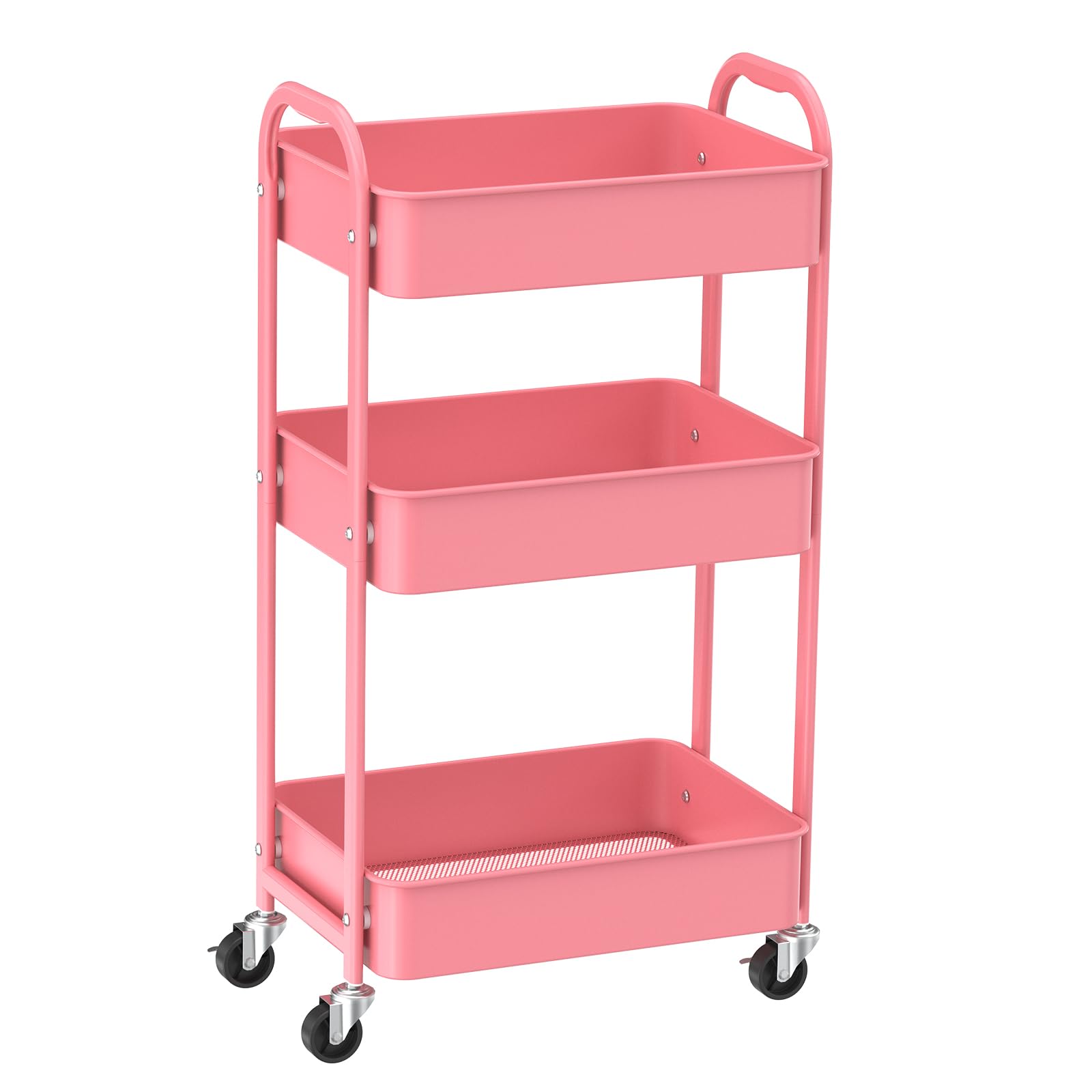 Pink 3-Tier Standard Cart