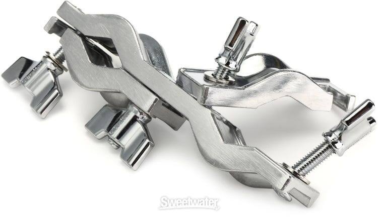 Back. Gibraltar Hardware - Basic Grabber Clamp 2 Hole, Easy-to-use Wingnut and Bolt Adjustment, Fits Tube Diameters From 1/2" To 1".