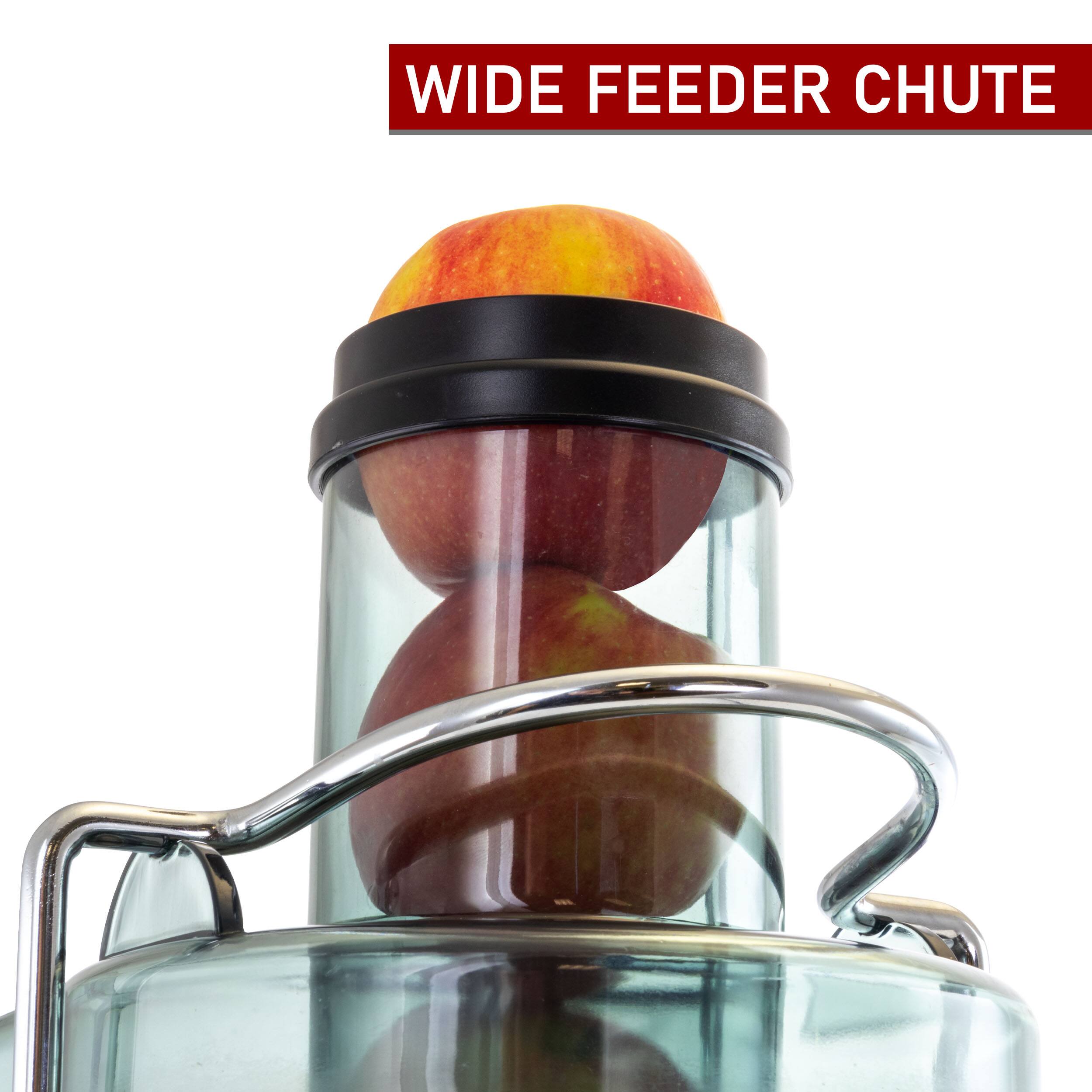 WIDE FEEDER CHUTE